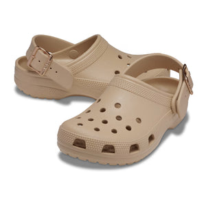 Classic Metallic Buckle Clog