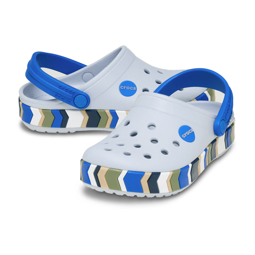 Toddlers' Crocband Chevron Band Clog