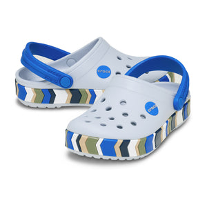 Toddlers' Crocband Chevron Band Clog
