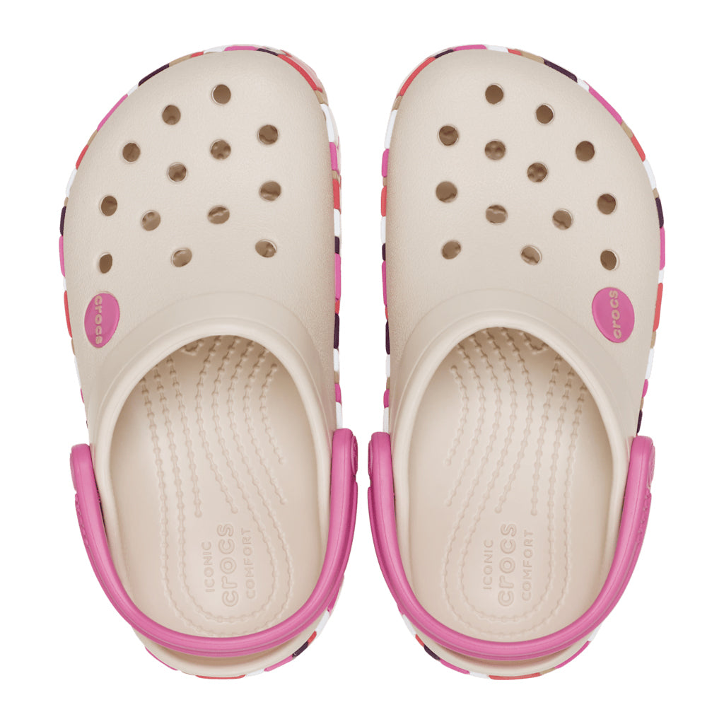 Toddlers' Crocband Chevron Band Clog