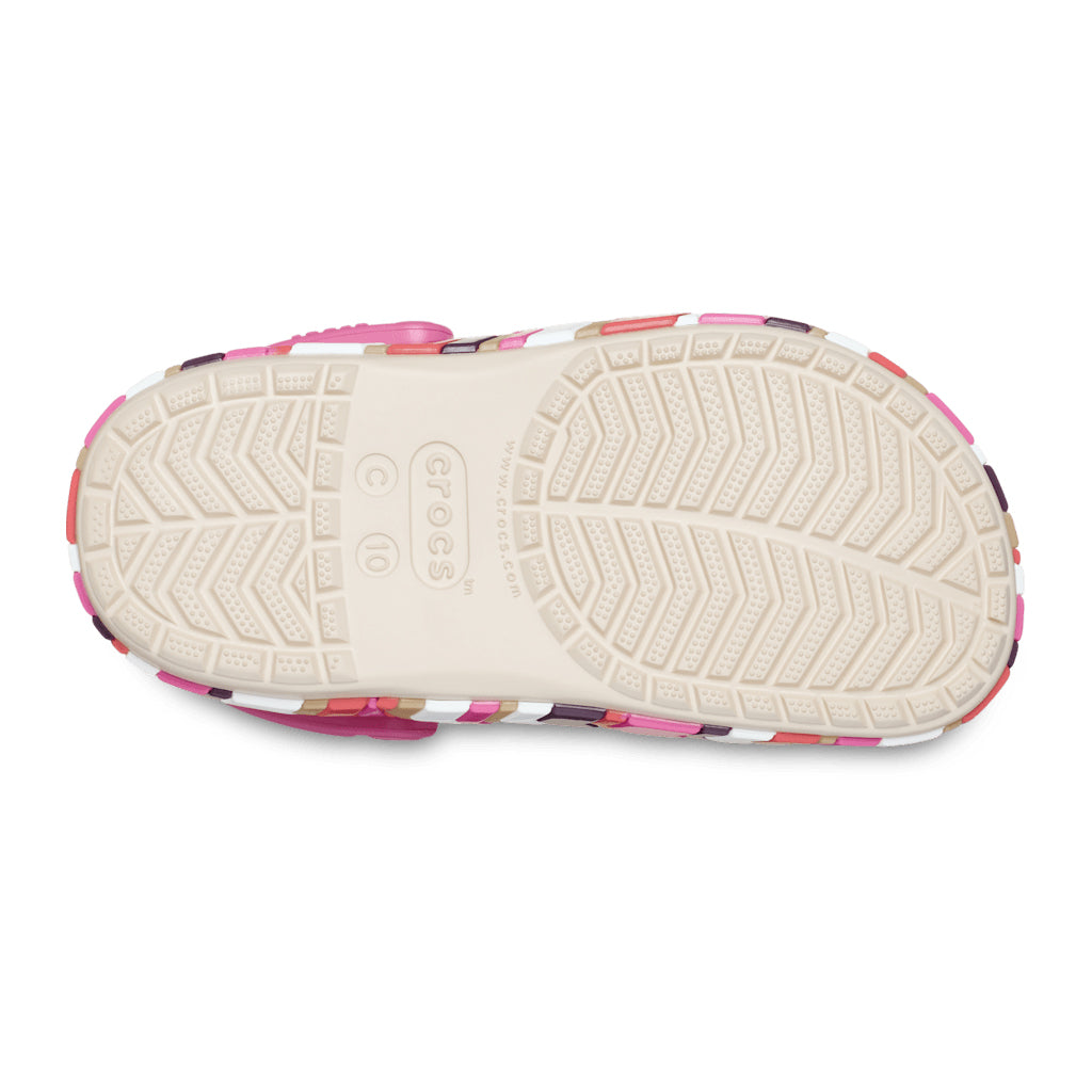 Toddlers' Crocband Chevron Band Clog