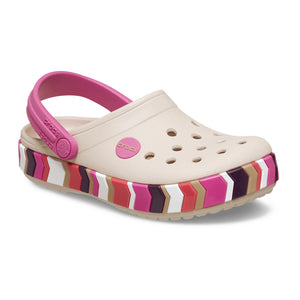Toddlers' Crocband Chevron Band Clog