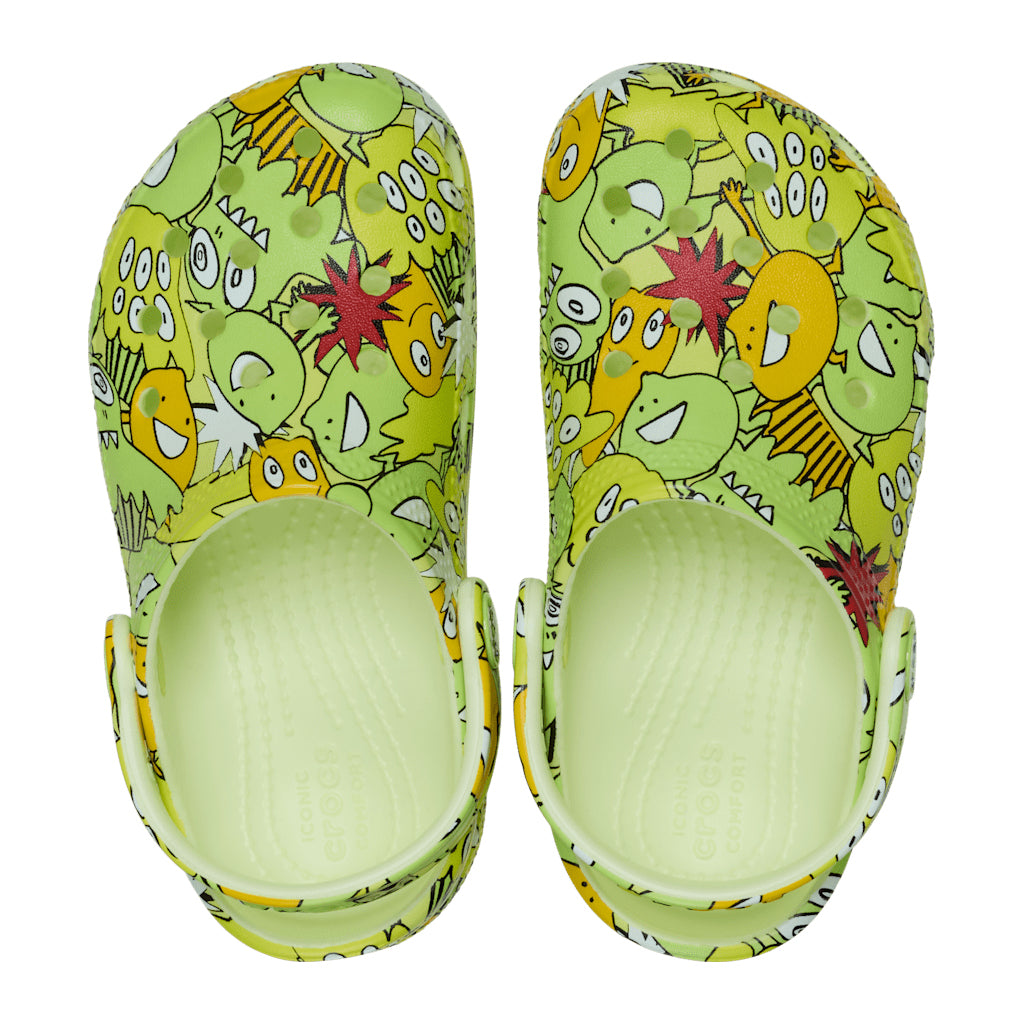 Classic Glow Monster Camo Clog T