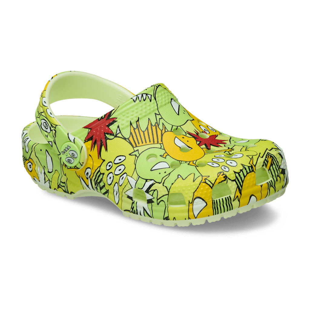 Classic Glow Monster Camo Clog T