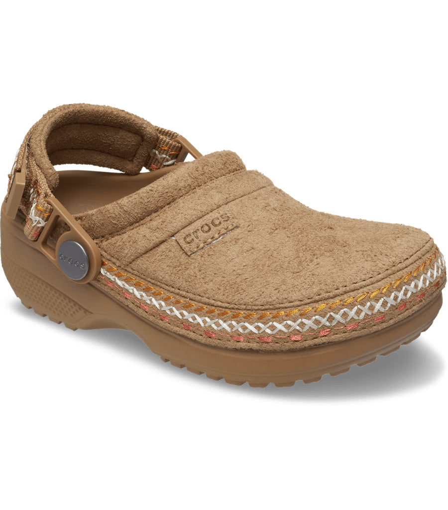 Kids' Classic Crafted Vegan Suede Stitch Clog