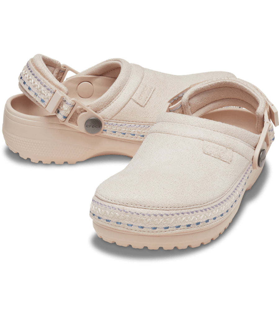 Kids' Classic Crafted Vegan Suede Stitch Clog