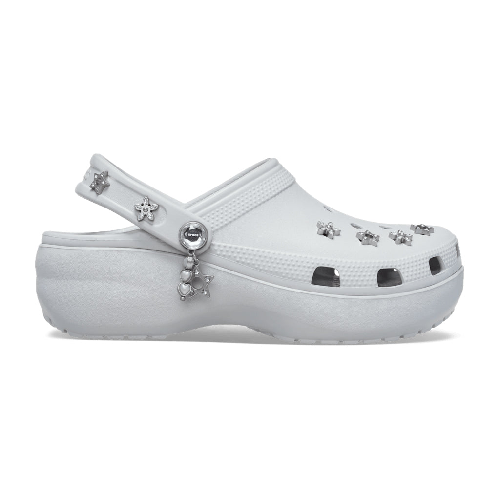Classic Platform Edgy Beading Clog
