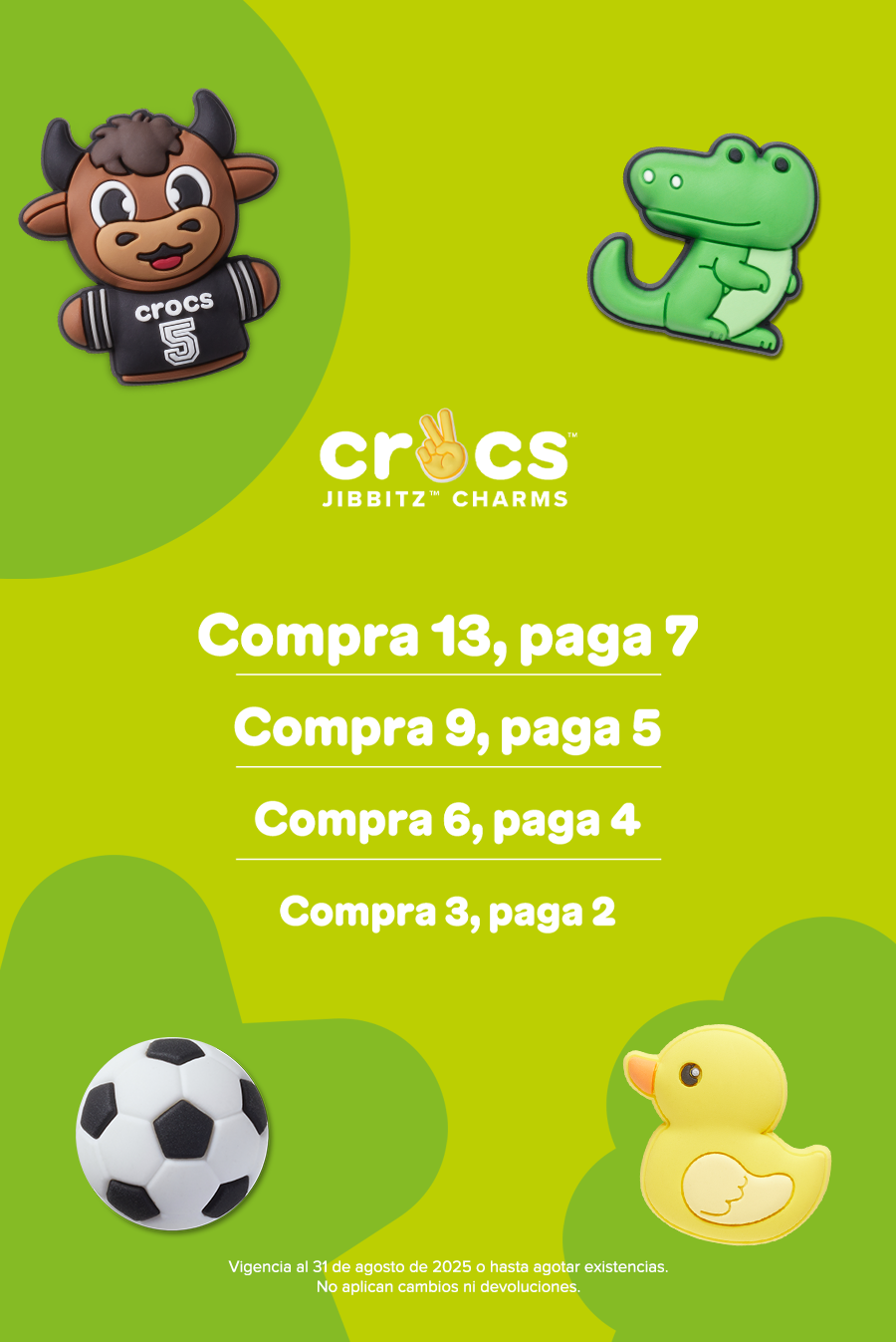 Jibbitz por unidad