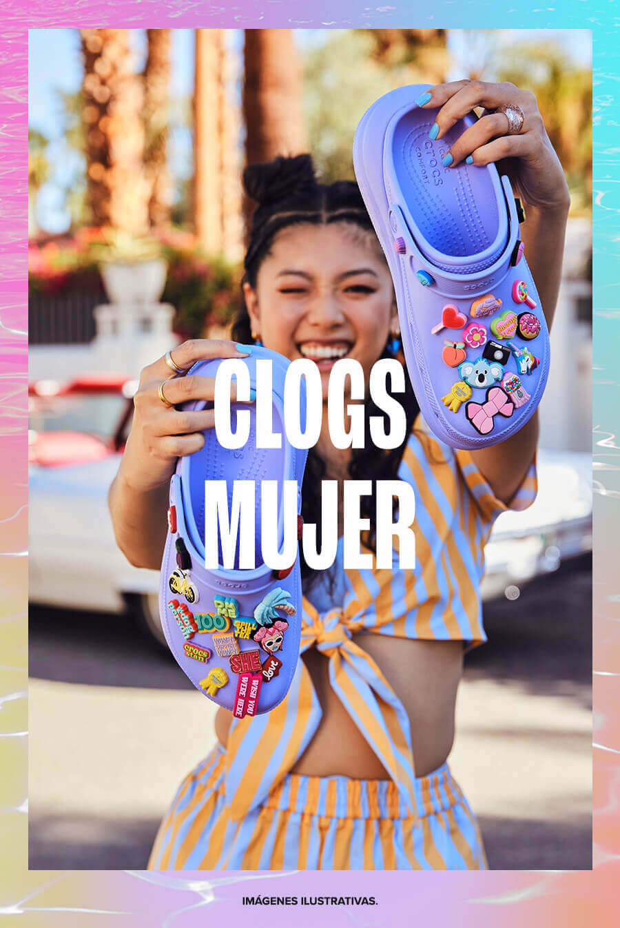 Sapato tipo crocs fechado top
