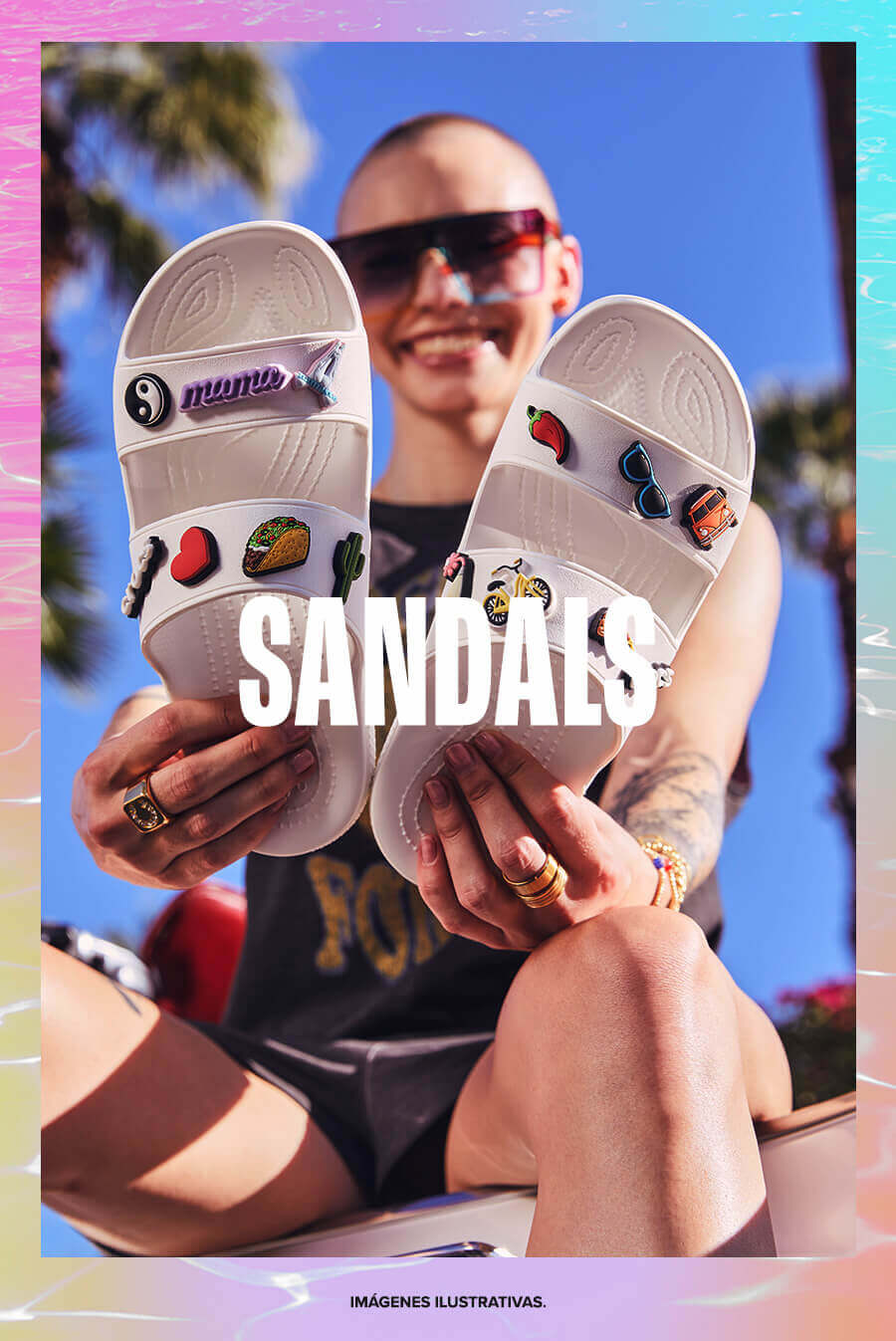 Crocs hotsell sandalias femininas